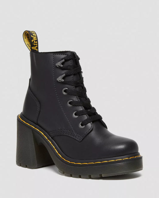 DR. MARTENS - Bottines JESY - Cuir Sendal - Noir