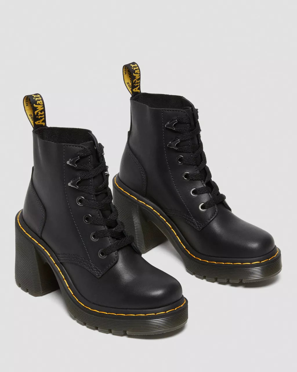 DR. MARTENS - Bottines JESY - Cuir Sendal - Noir