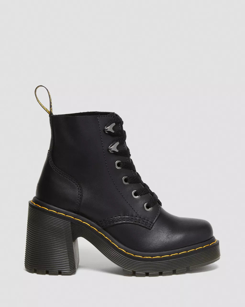 DR. MARTENS - Bottines JESY - Cuir Sendal - Noir