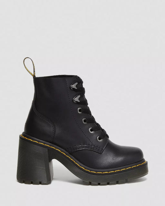 DR. MARTENS - Bottines JESY - Cuir Sendal - Noir