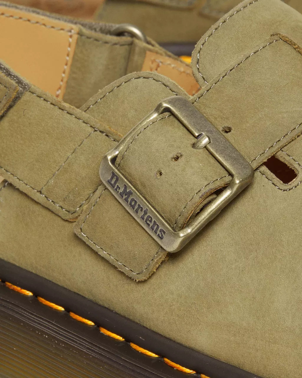 DR. MARTENS - Mules JORGE II - Nubuck - Olive