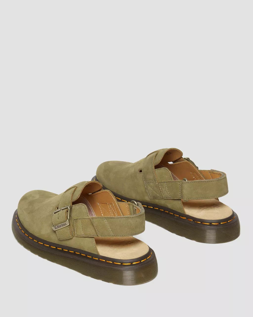 DR. MARTENS - Mules JORGE II - Nubuck - Olive