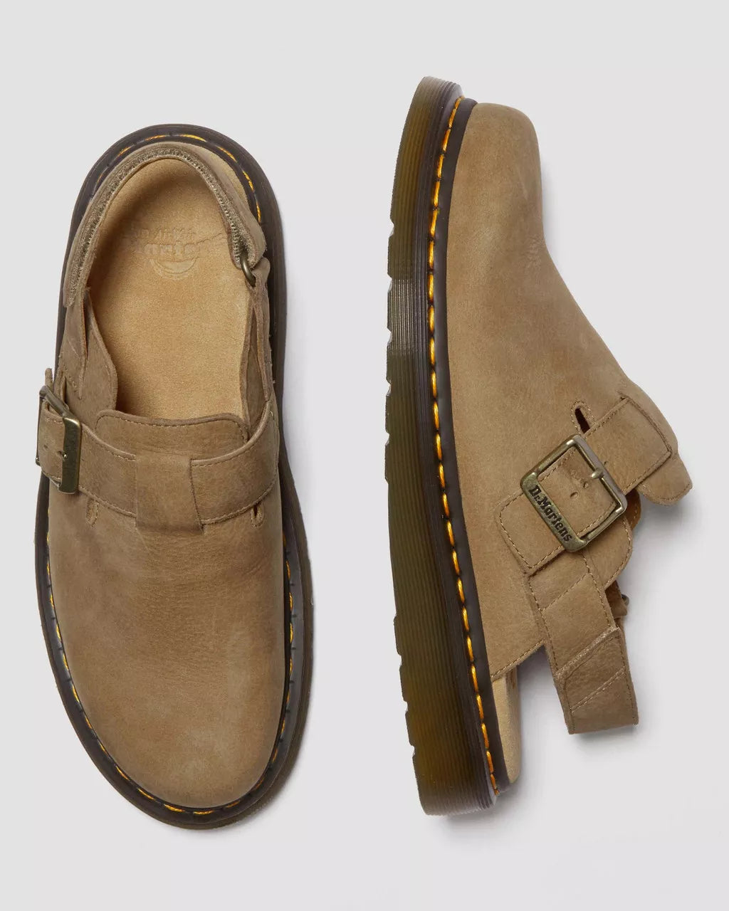 DR. MARTENS - Mules JORGE II - Nubuck - Tan