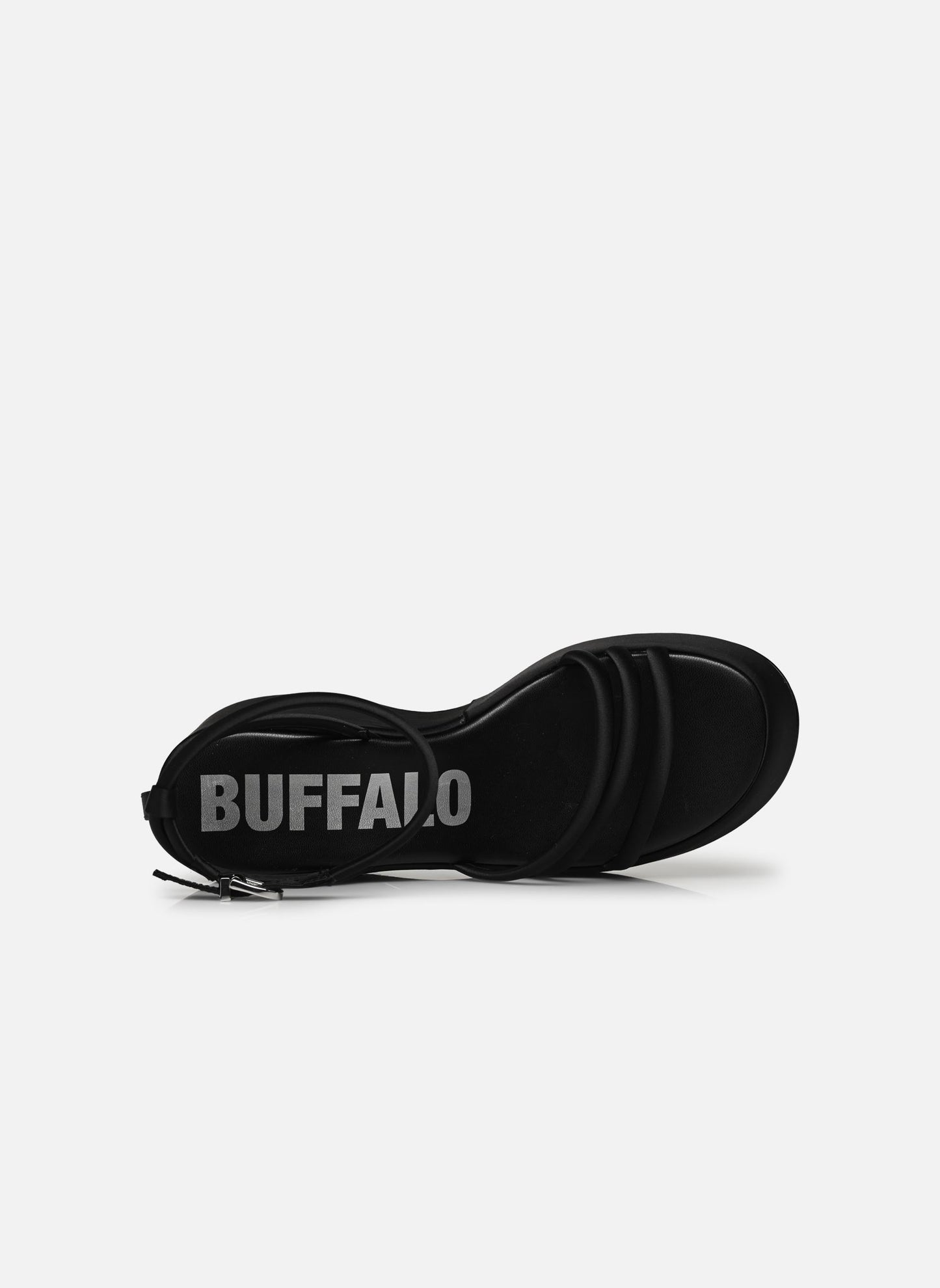 BUFFALO - Sandales compensées JOY MSS - Noir