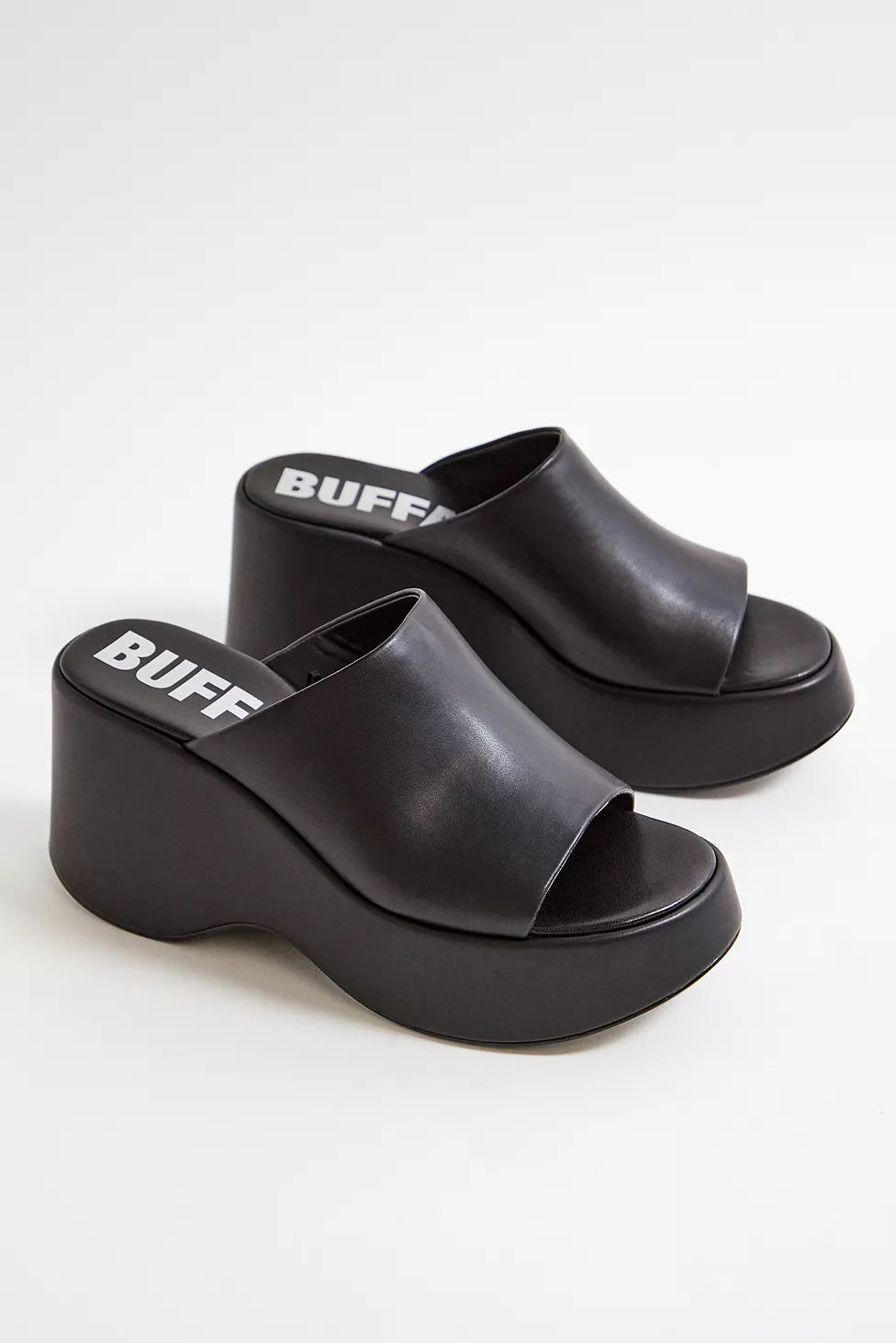 BUFFALO - Mules plateformes JOY - Noir