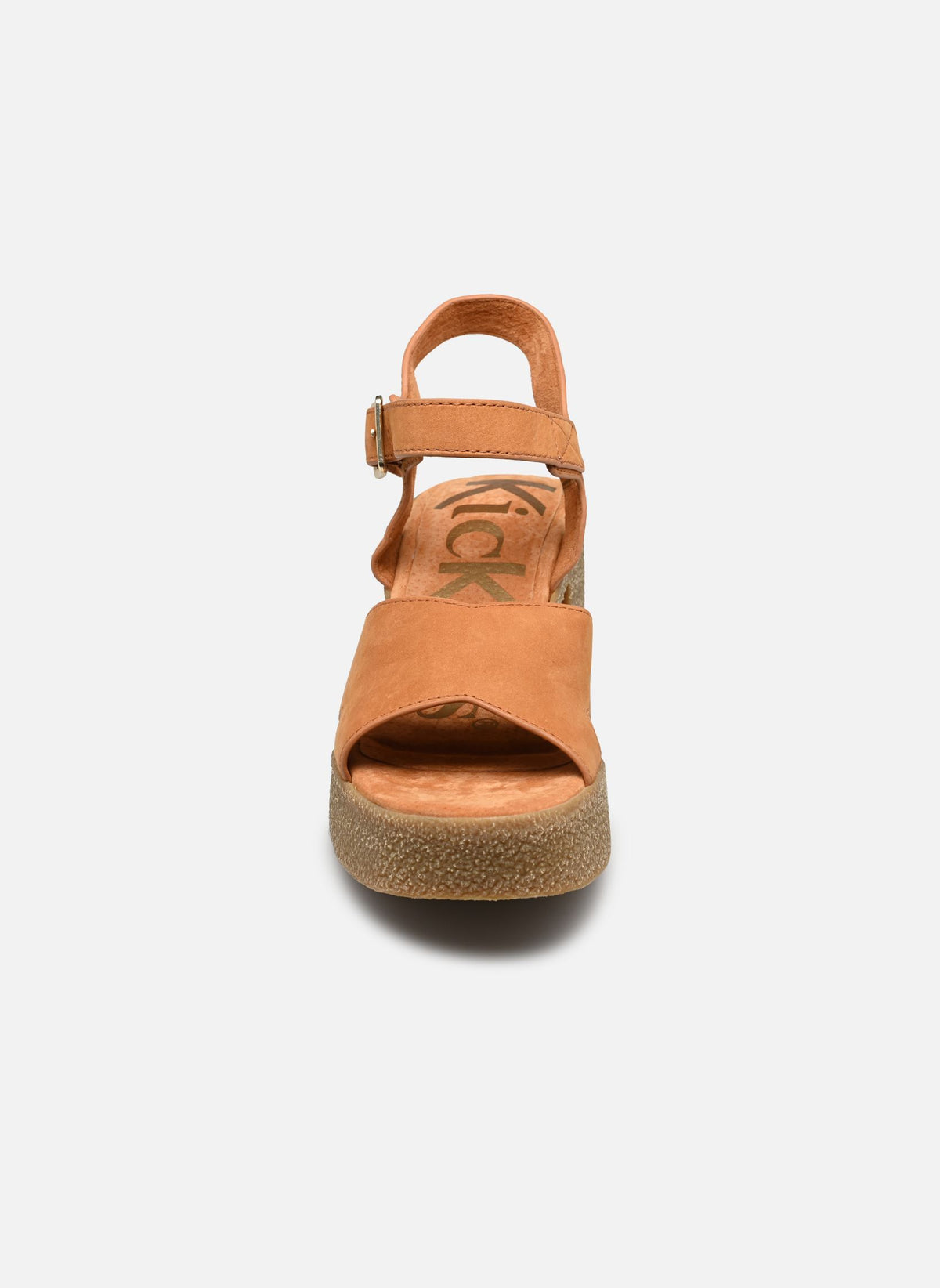 KICKERS - Sandales compensées KICK CONSTANCE - Orange brique