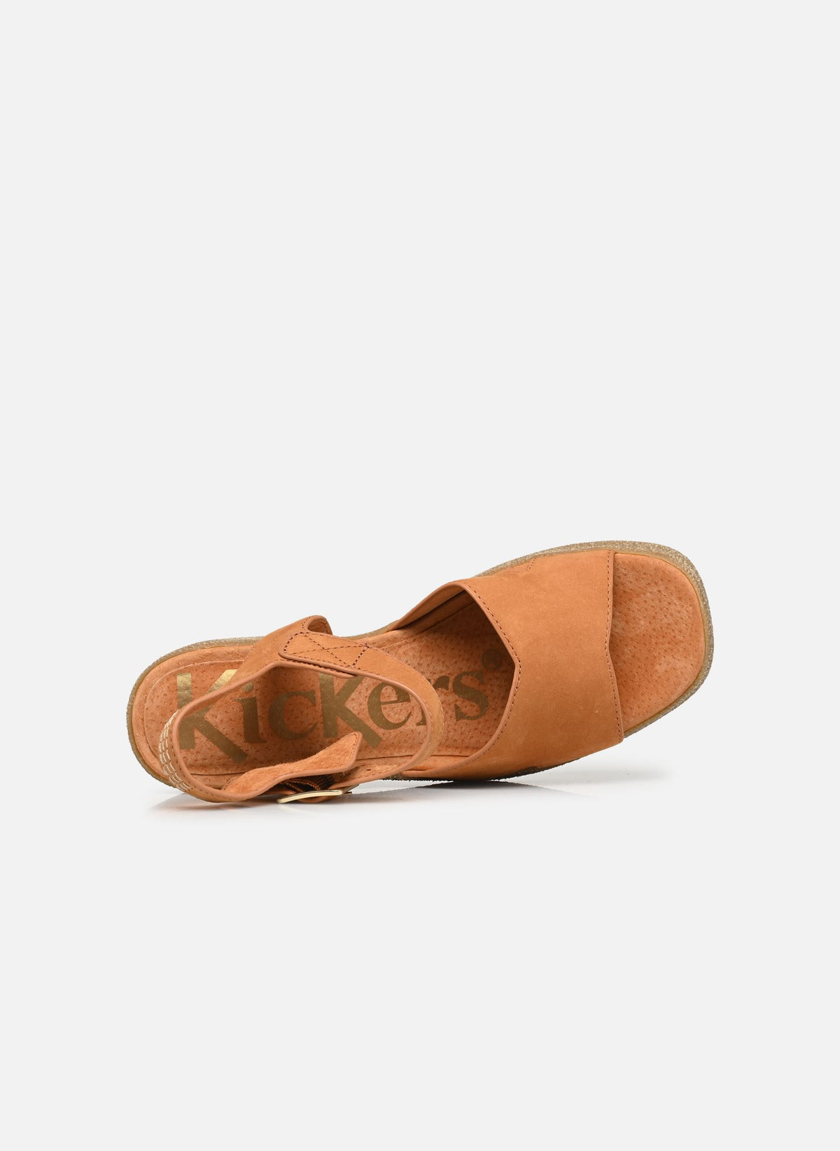 KICKERS - Sandales compensées KICK CONSTANCE - Orange brique