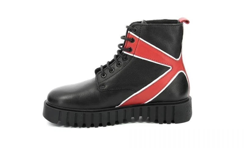 KICKERS - Bottines KICK FABULOUS - Noir/rouge