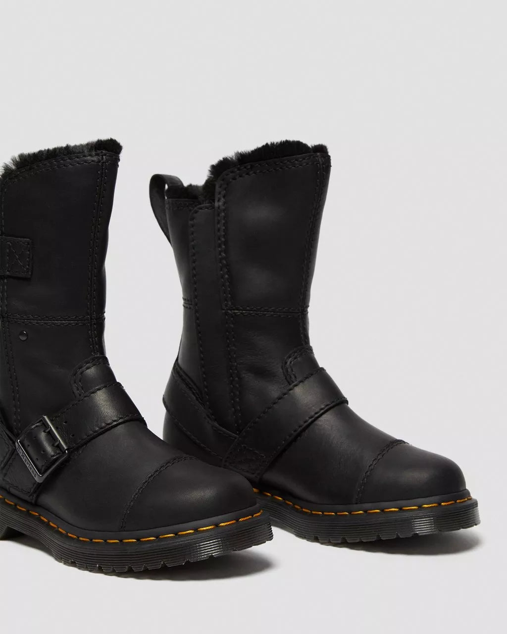 DR. MARTENS - Bottes KRISTY fourrée - Noir