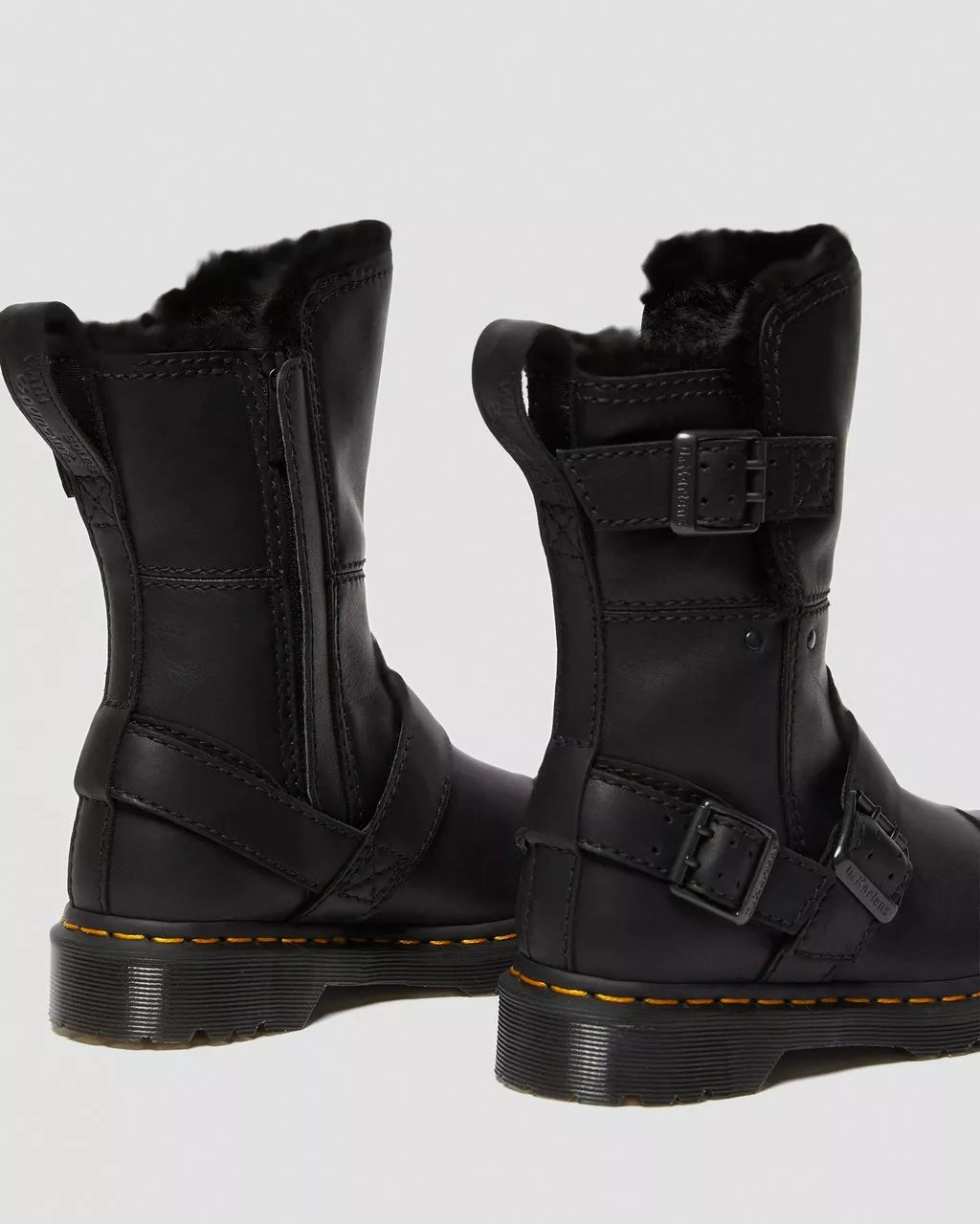 DR. MARTENS - Bottes KRISTY fourrée - Noir