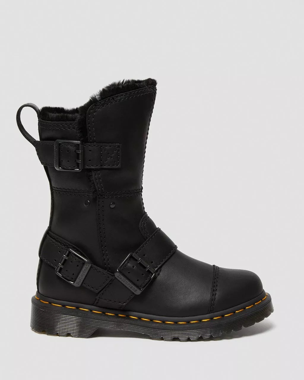 DR. MARTENS - Bottes KRISTY fourrée - Noir