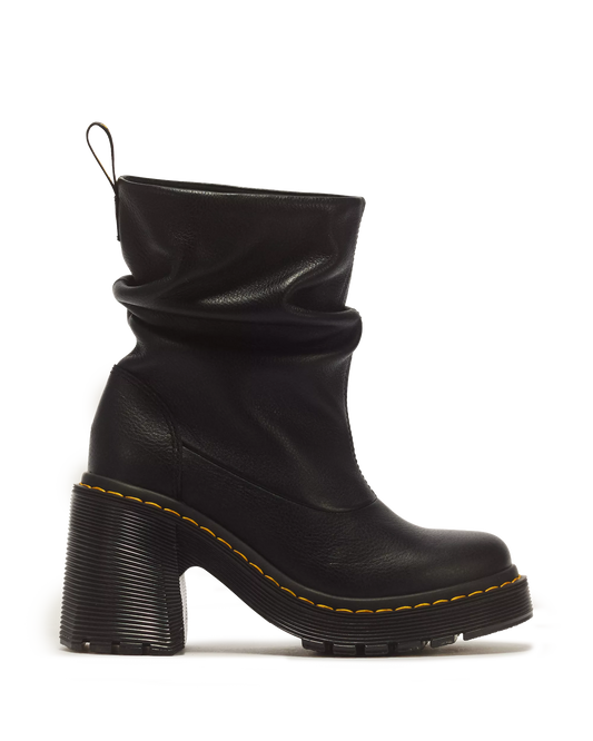 DR. MARTENS - Bottine KASEY LO - Cuir Virginia - Noir
