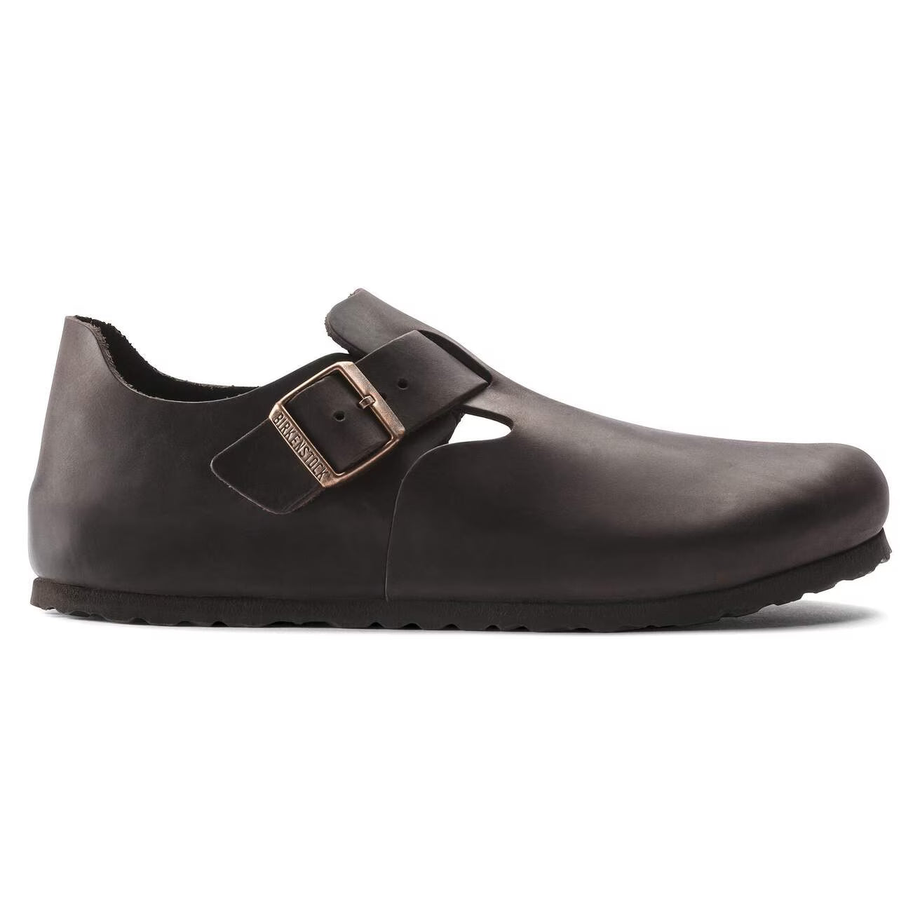BIRKENSTOCK - Chaussure fermée LONDON - Cuir huilé - Habana