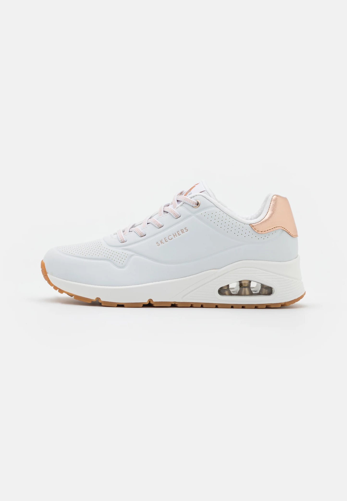 SKECHERS - Basket LOVING LOVE - White/rose gold