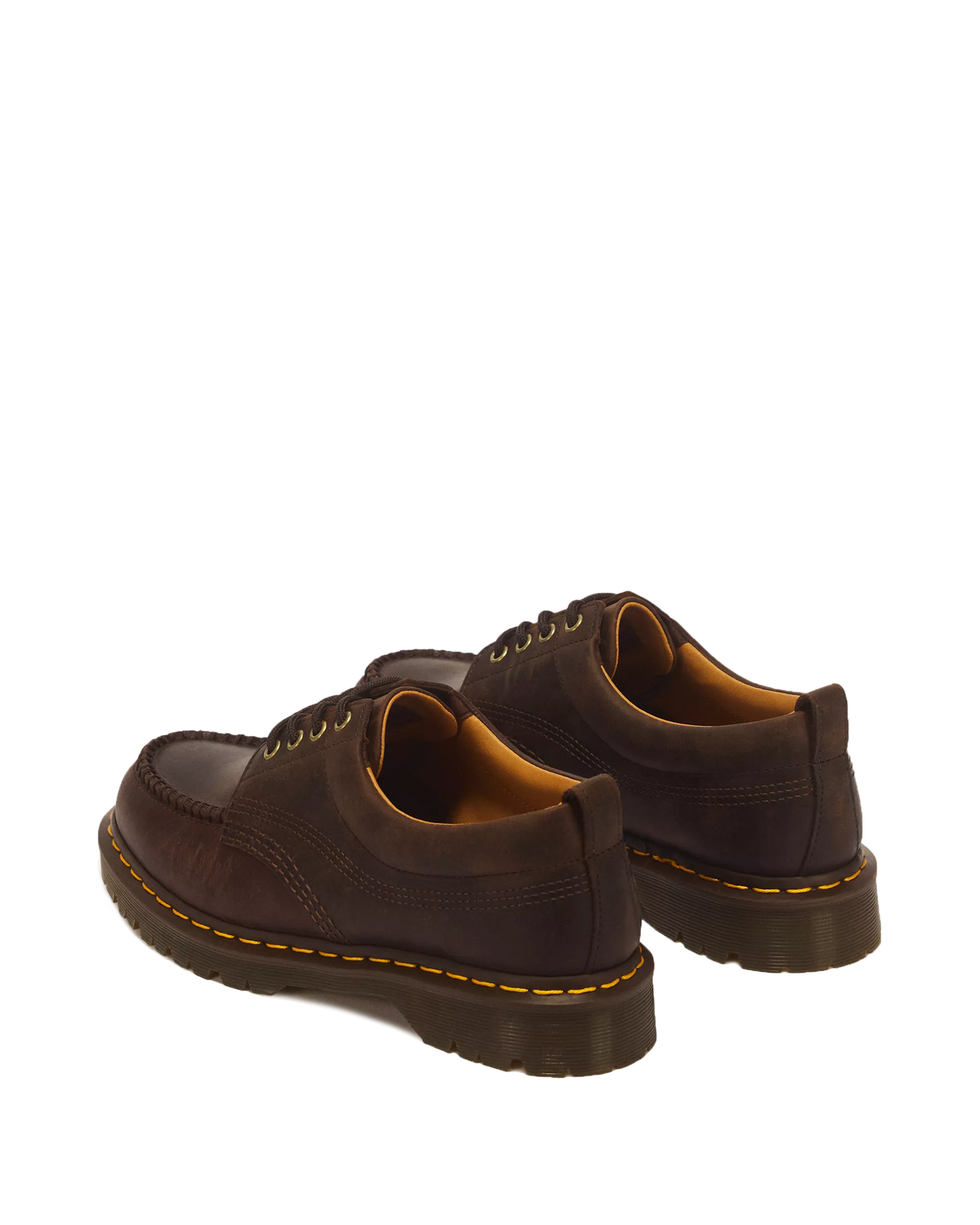 DR. MARTENS - Chaussures à lacets LOWELL CRAZY HORSE - Dark brown