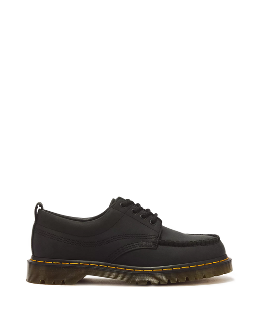 DR. MARTENS - Chaussures à lacets LOWELL CRAZY HORSE - Noir