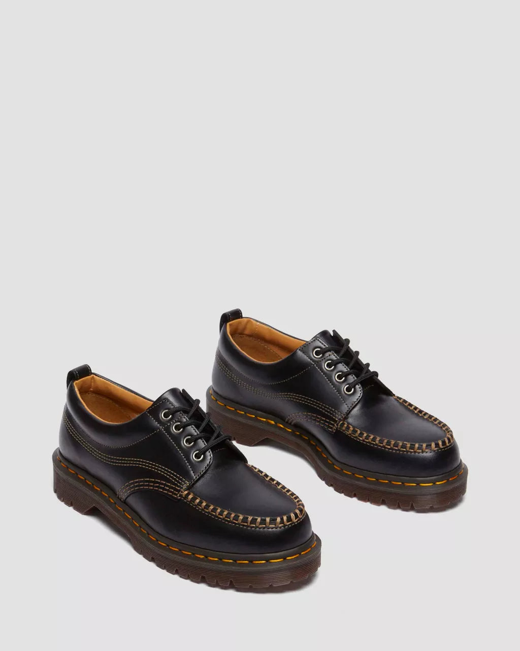 DR. MARTENS - Chaussures à lacets LOWELL - Noir