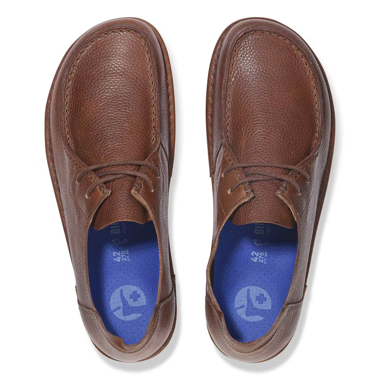 BIRKENSTOCK - Chaussure à lacet UTTI LACE - Cuir naturel - Roast