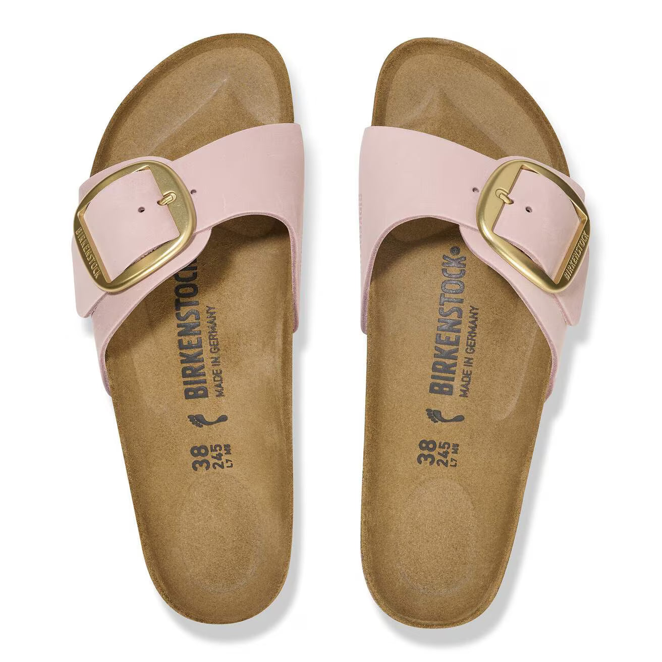 BIRKENSTOCK - Mule MADRID - Grosse boucle - Nubuck - Soft pink