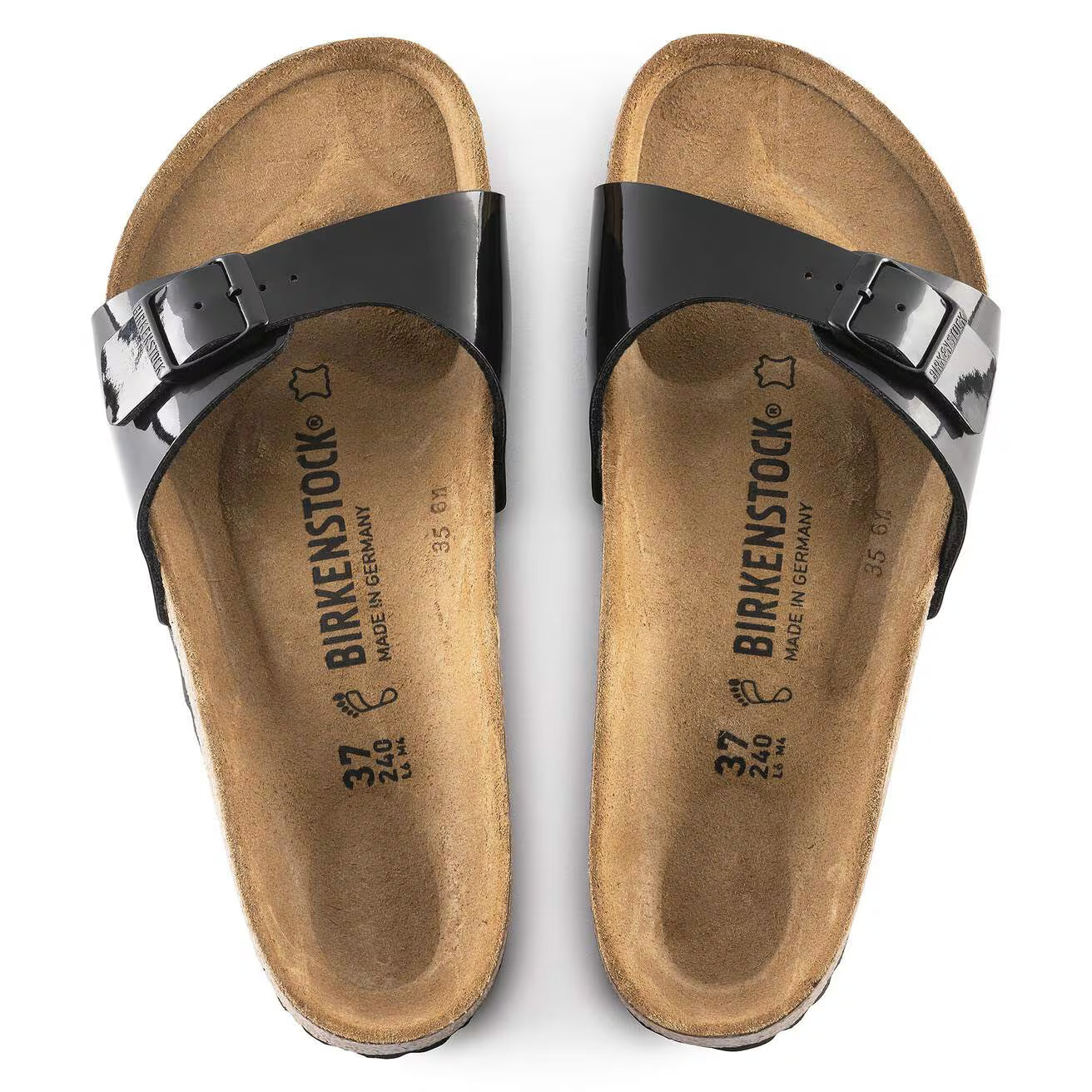 BIRKENSTOCK - Mule MADRID - Noir vernis