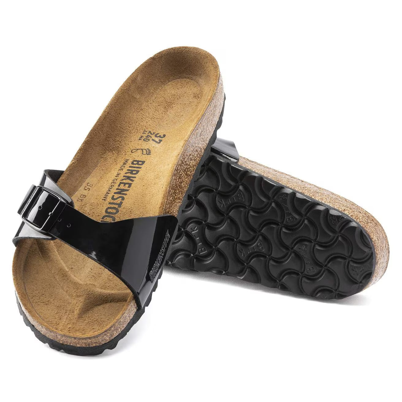 BIRKENSTOCK - Mule MADRID - Noir vernis