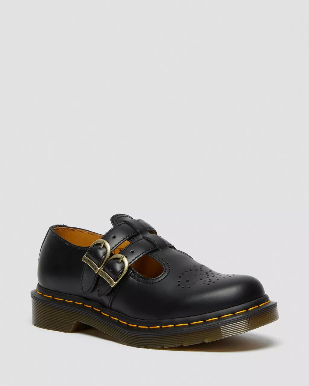 DR. MARTENS - Babies 8065 MARY JANE - Cuir smooth - Noir