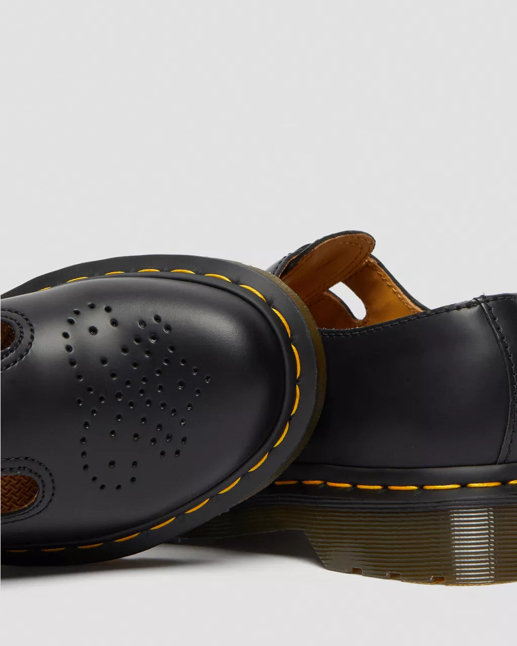 DR. MARTENS - Babies 8065 MARY JANE - Cuir smooth - Noir