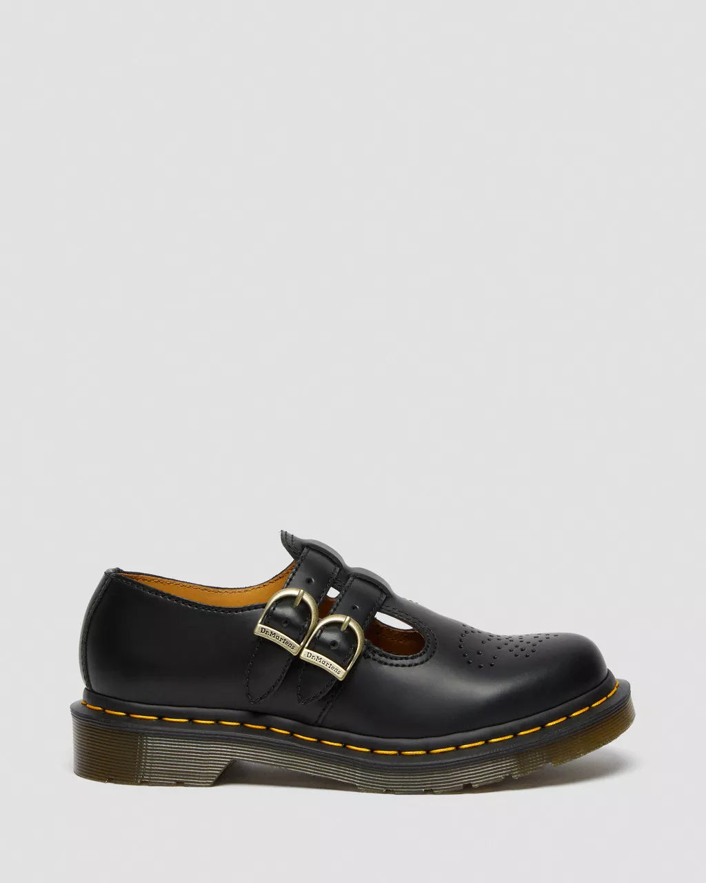 DR. MARTENS - Babies 8065 MARY JANE - Cuir smooth - Noir
