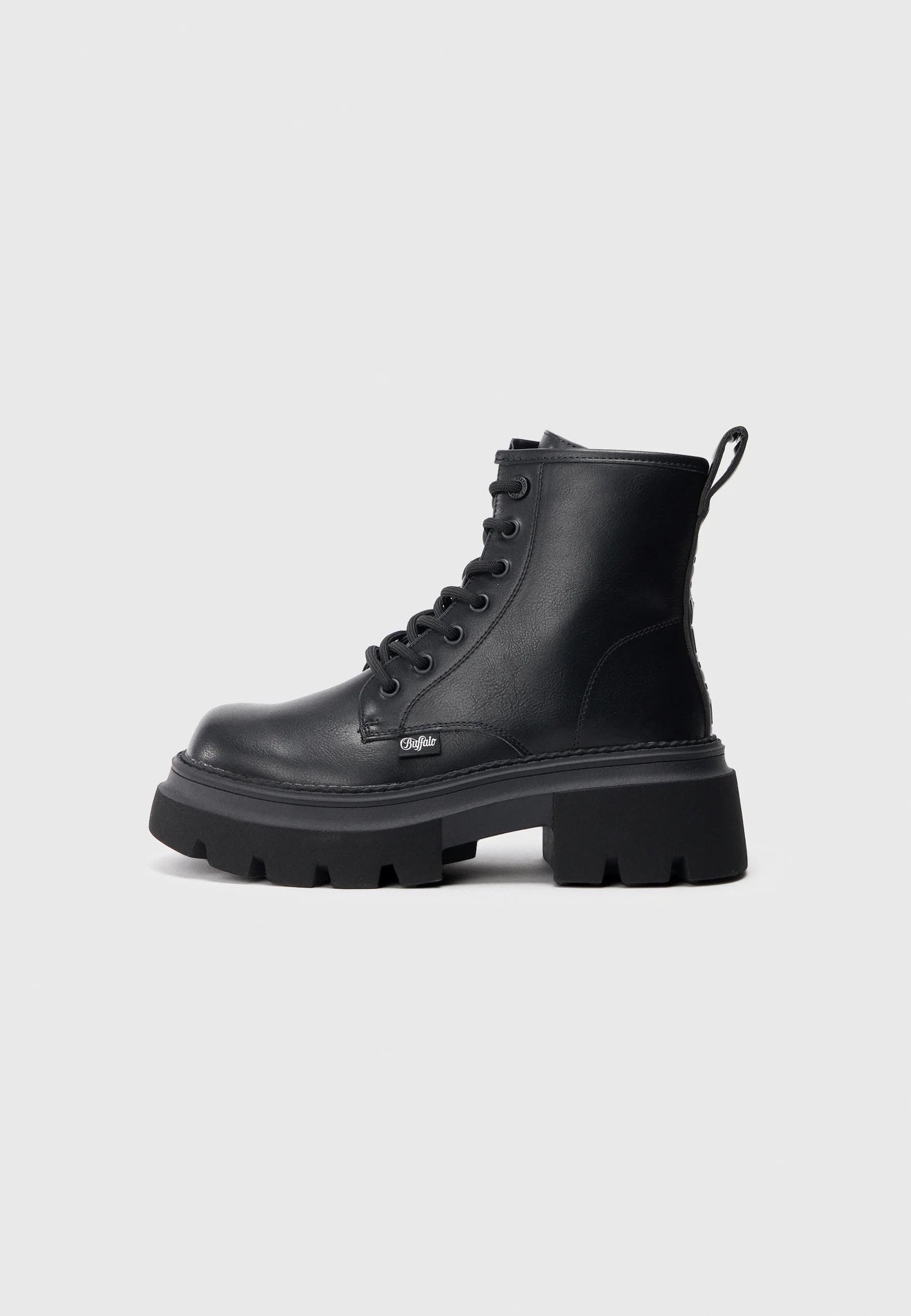 BUFFALO - Bottines plateformes MAVE LACE UP HI - Noir
