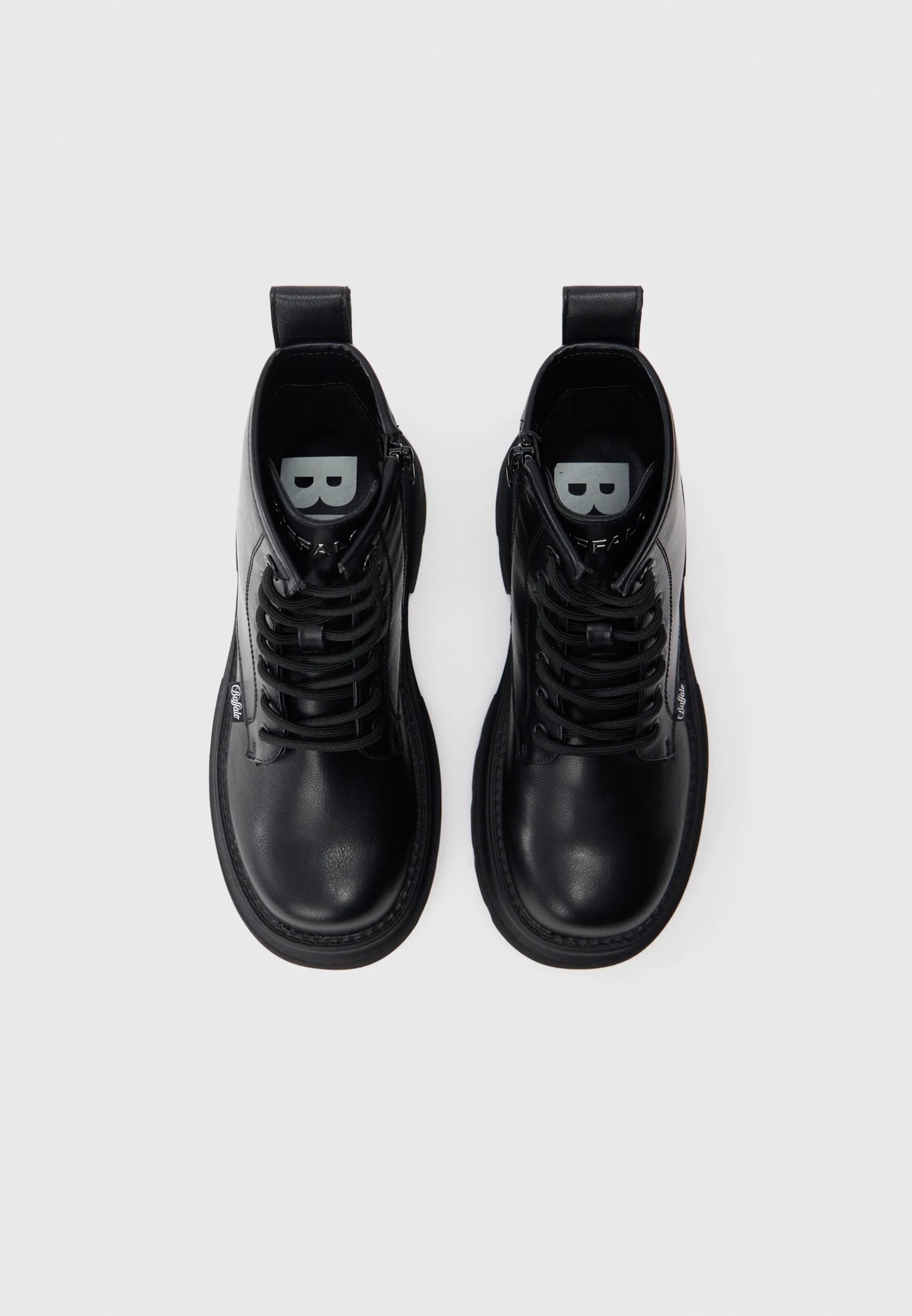 BUFFALO - Bottines plateformes MAVE LACE UP HI - Noir