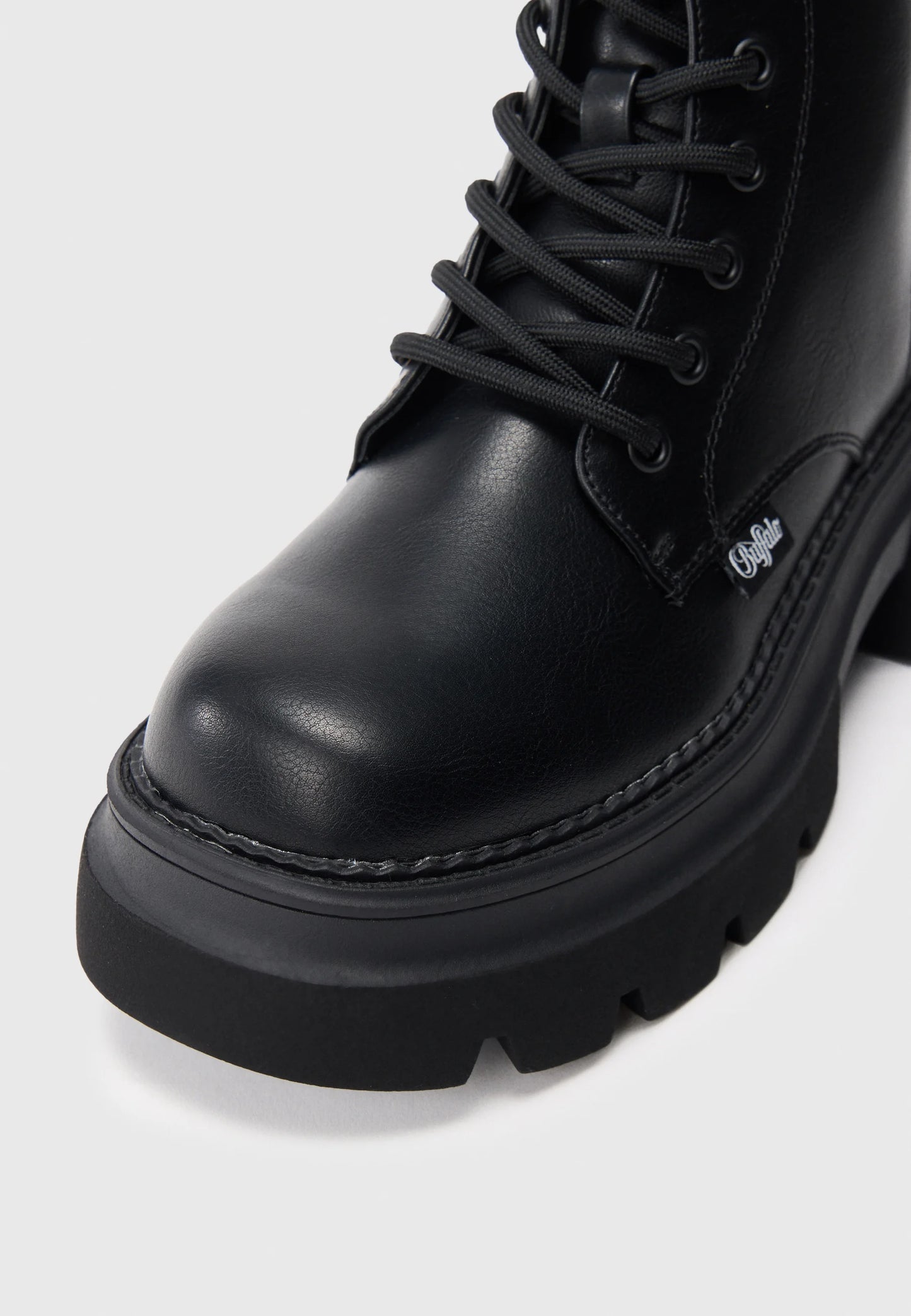 BUFFALO - Bottines plateformes MAVE LACE UP HI - Noir