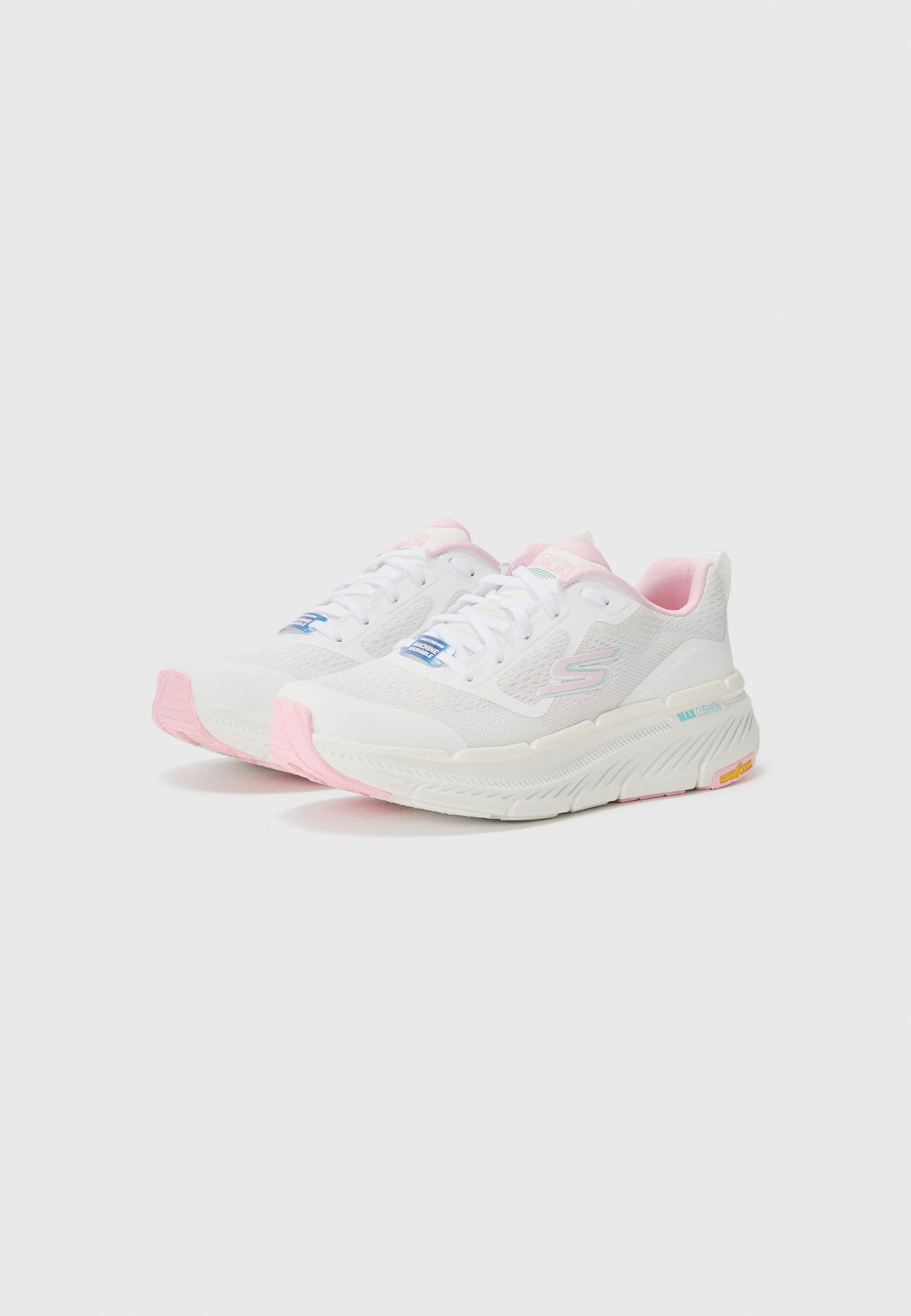 SKECHERS - Basket MAX CUSHIONIN - White/Pink
