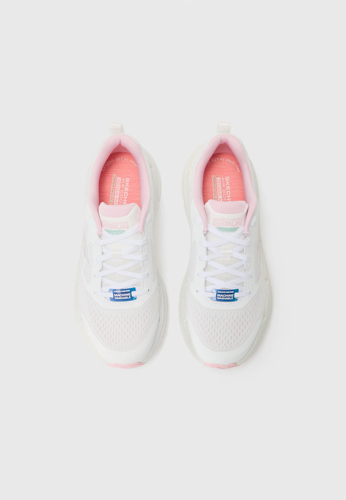 SKECHERS - Basket MAX CUSHIONIN - White/Pink