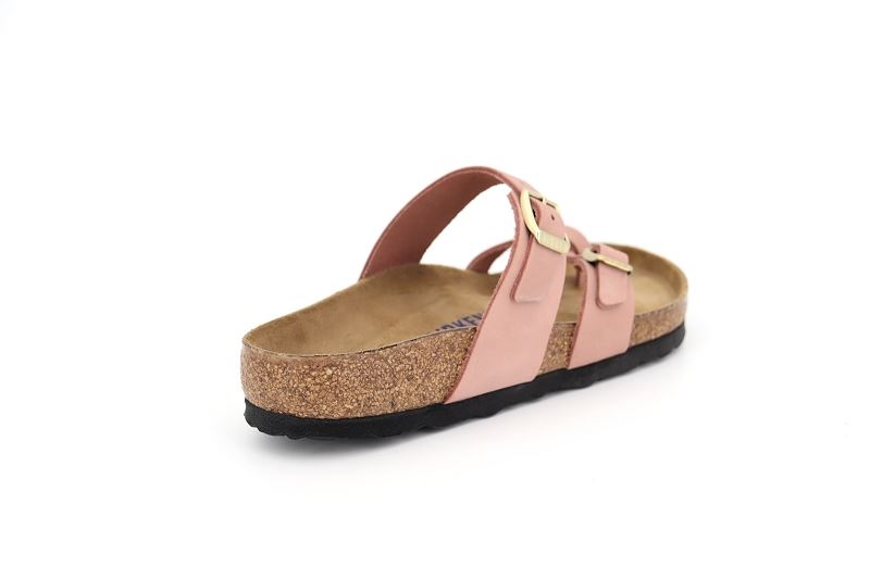 BIRKENSTOCK - Mule MAYARI - Lit de pied souple - Nubuck - Vieux rose