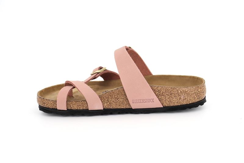 BIRKENSTOCK - Mule MAYARI - Lit de pied souple - Nubuck - Vieux rose