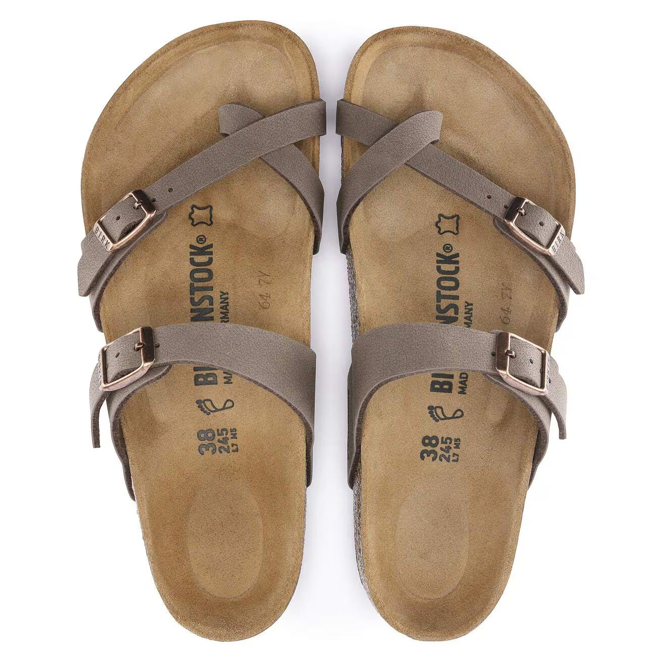 BIRKENSTOCK - Sandale MAYARI Nubuck - Mocca