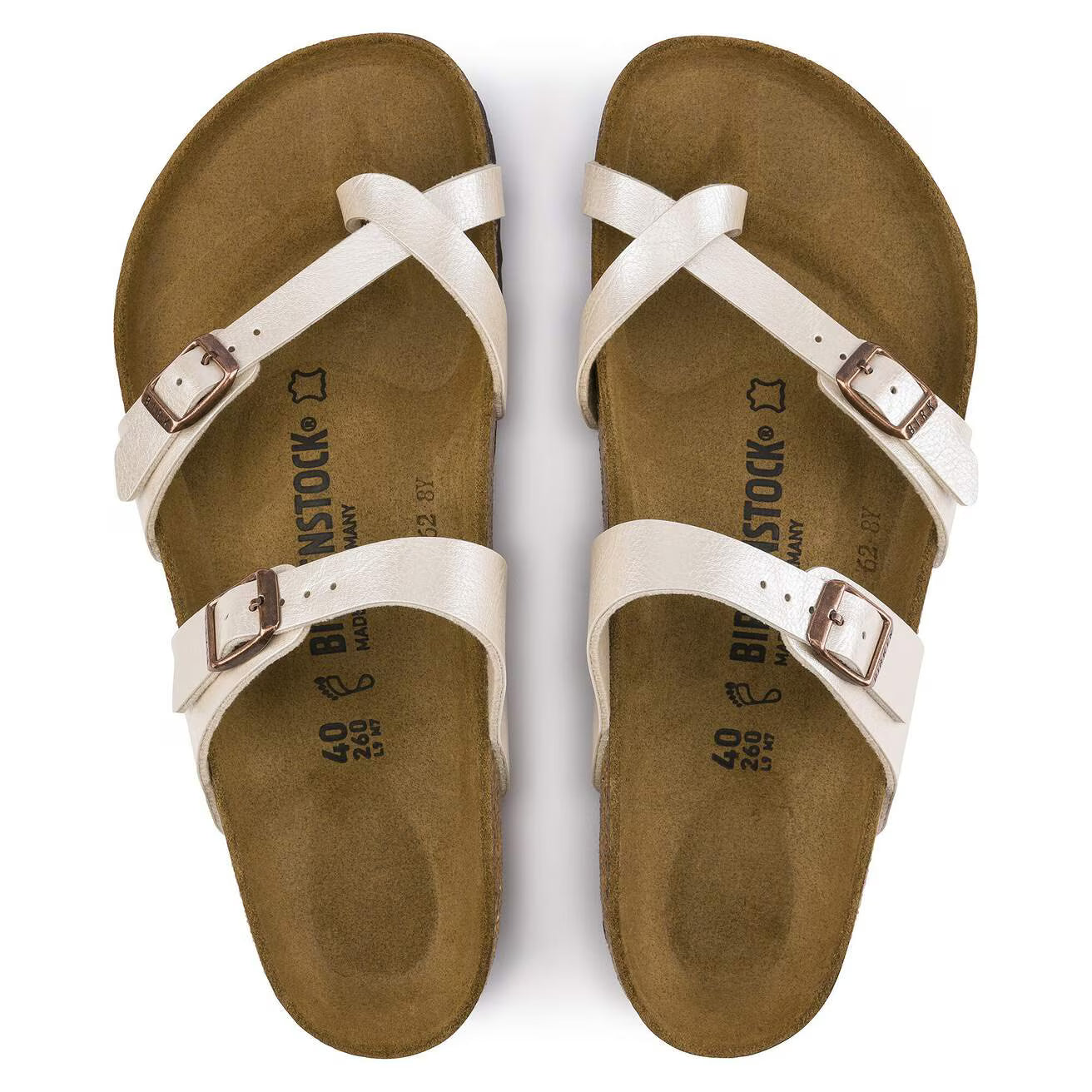 BIRKENSTOCK - Mule MAYARI - Graceful pearl white