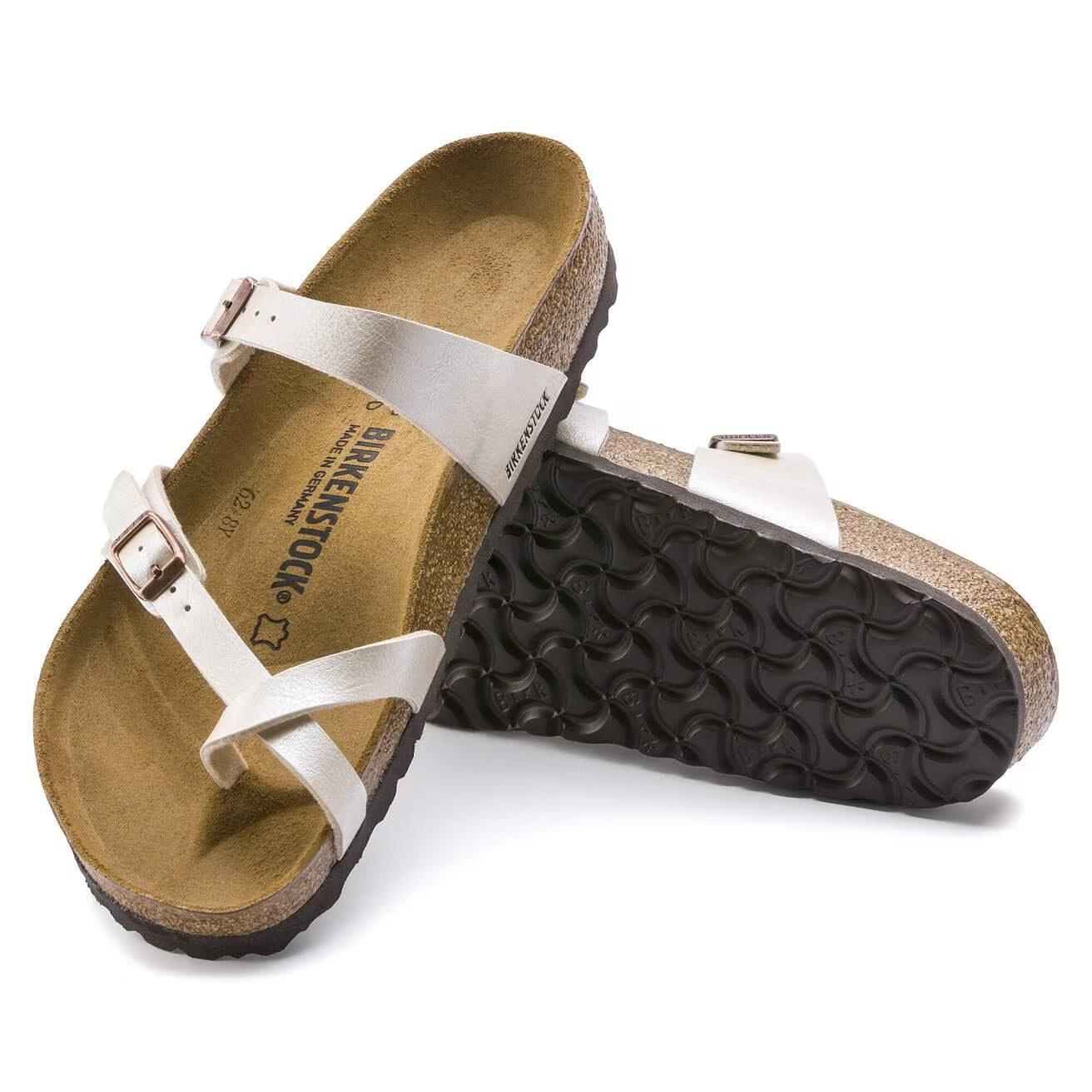 BIRKENSTOCK - Mule MAYARI - Graceful pearl white