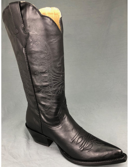 GO'WEST - Santiags MERIDA - Femme - Cuir - Noir