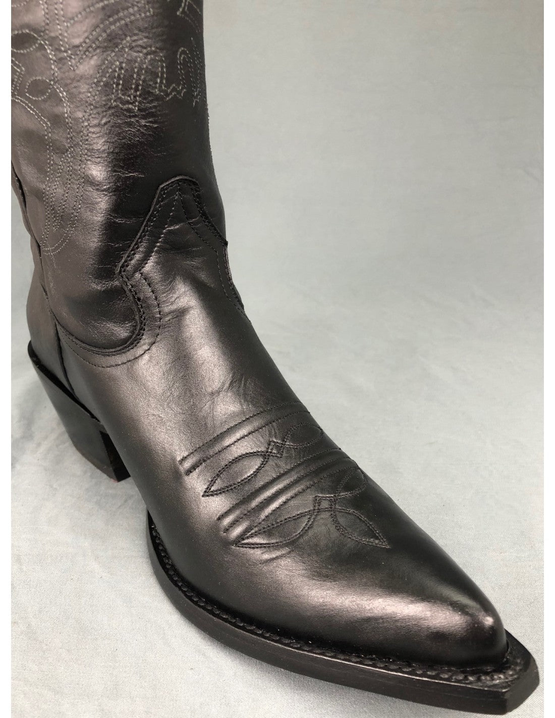 GO'WEST - Santiags MERIDA - Femme - Cuir - Noir