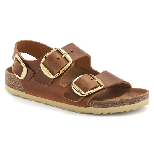 BIRKENSTOCK - Sandale MILANO - Grosse boucle - Cognac