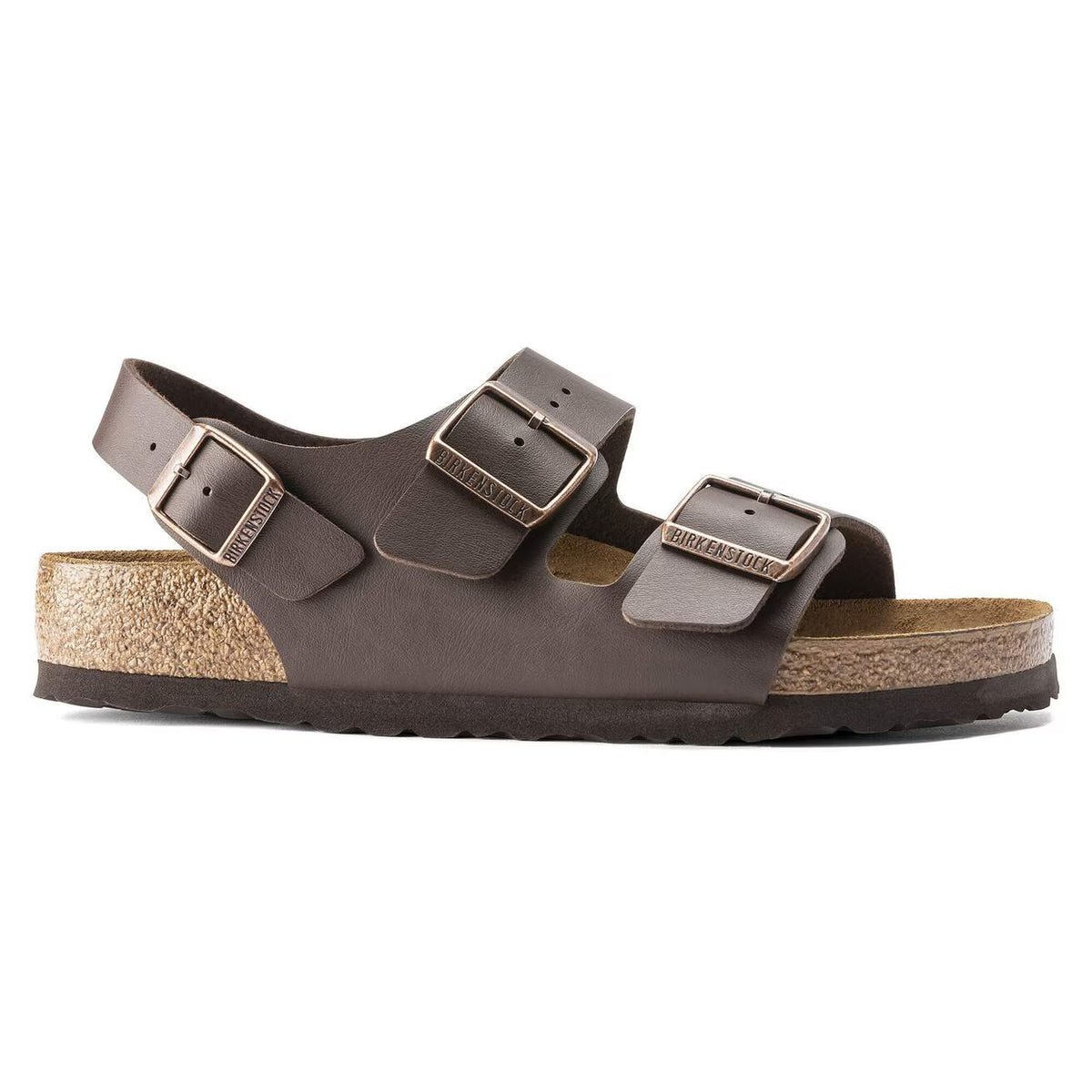BIRKENSTOCK - Sandales MILANO - Marron foncé