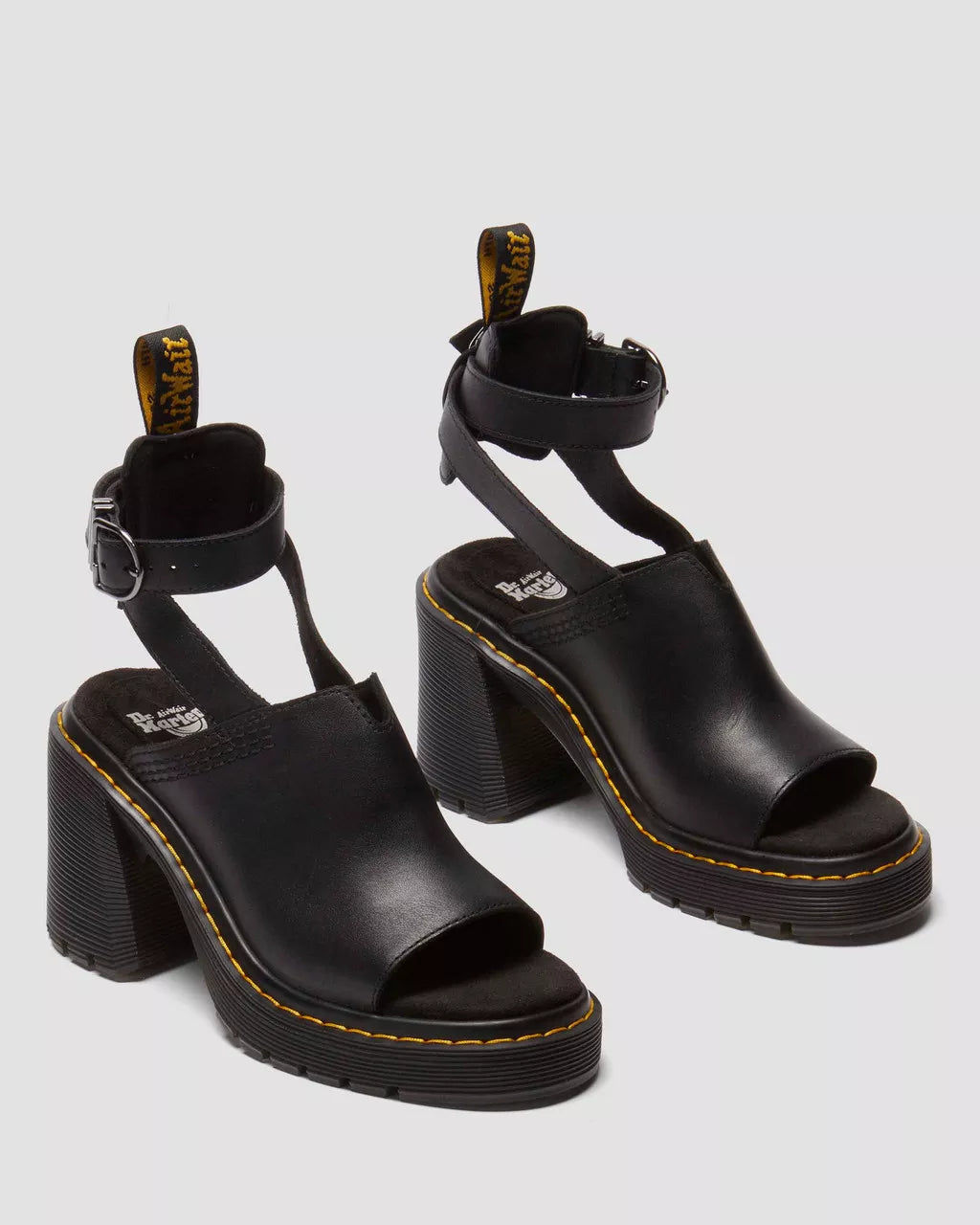 DR. MARTENS - Sandales à talons MILLEE - Noir