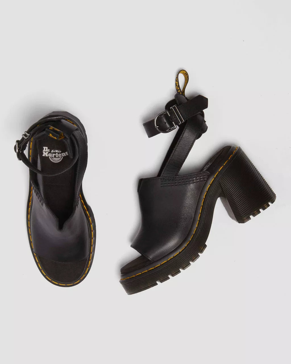 DR. MARTENS - Sandales à talons MILLEE - Noir