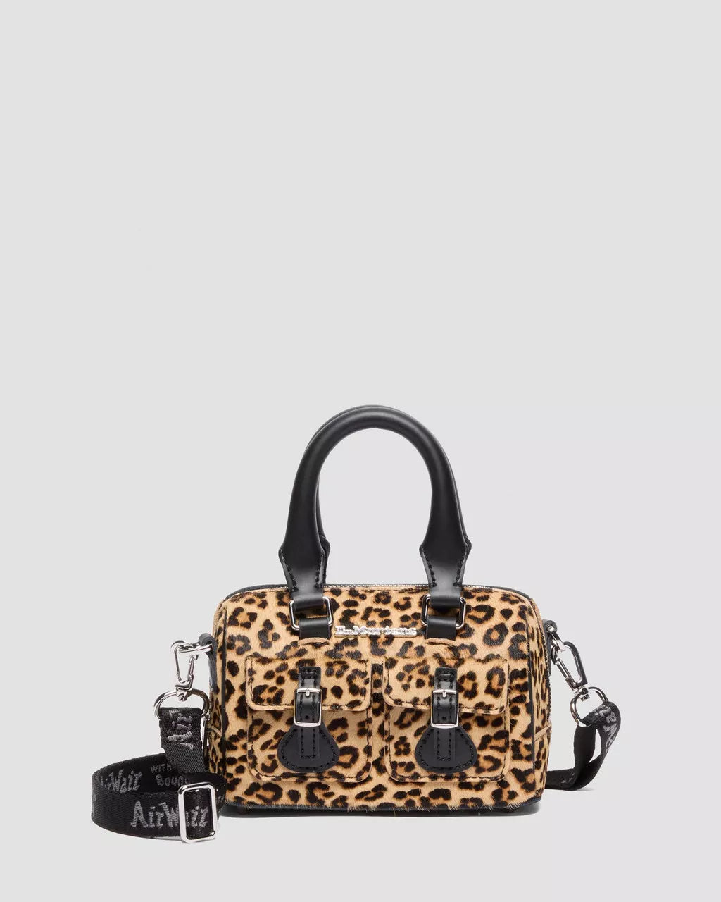 DR. MARTENS - Mini sac à main - Cuir kiev - Léopard