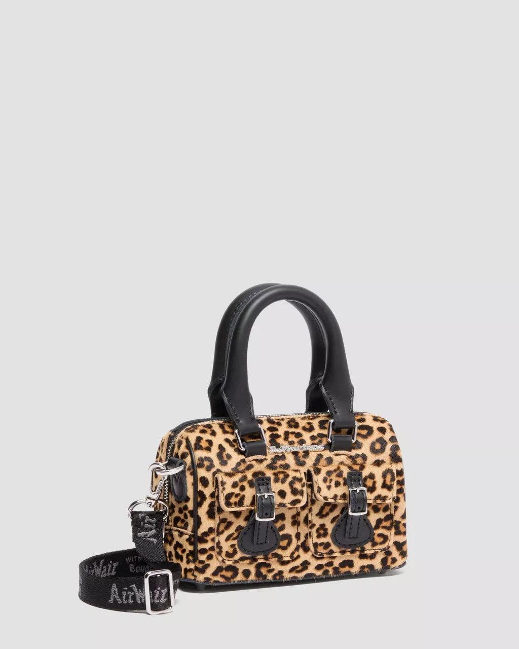 DR. MARTENS - Mini sac à main - Cuir kiev - Léopard