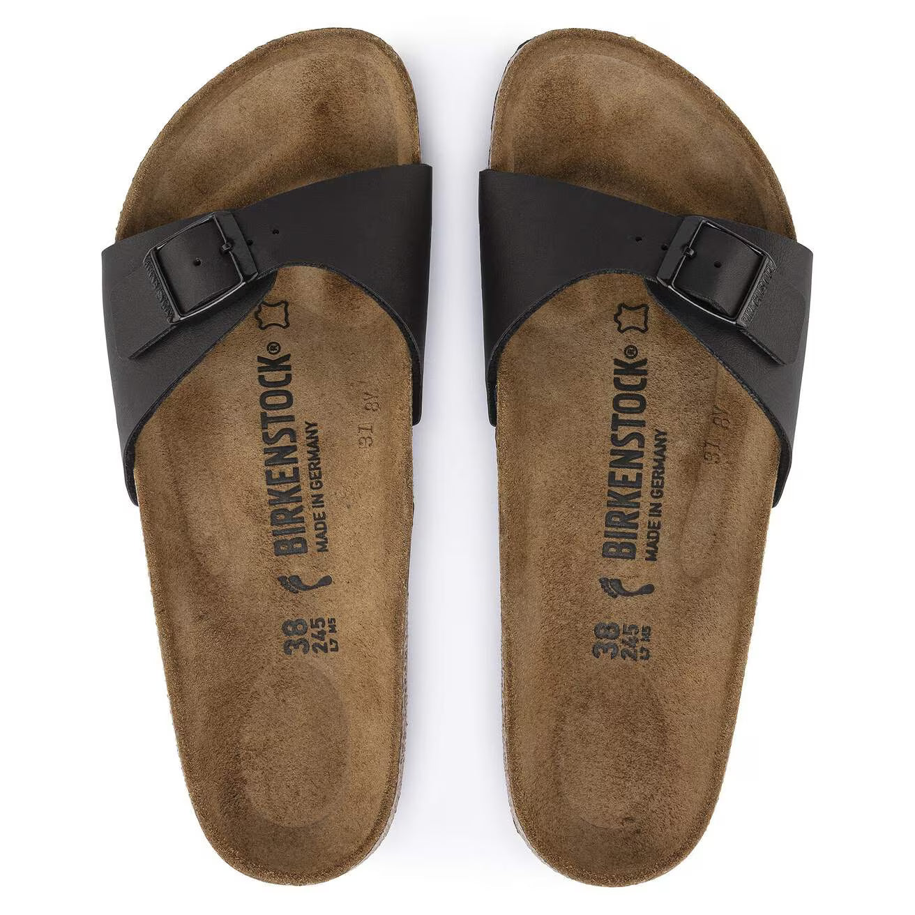 BIRKENSTOCK - Mule MADRID Nubuck - Noir