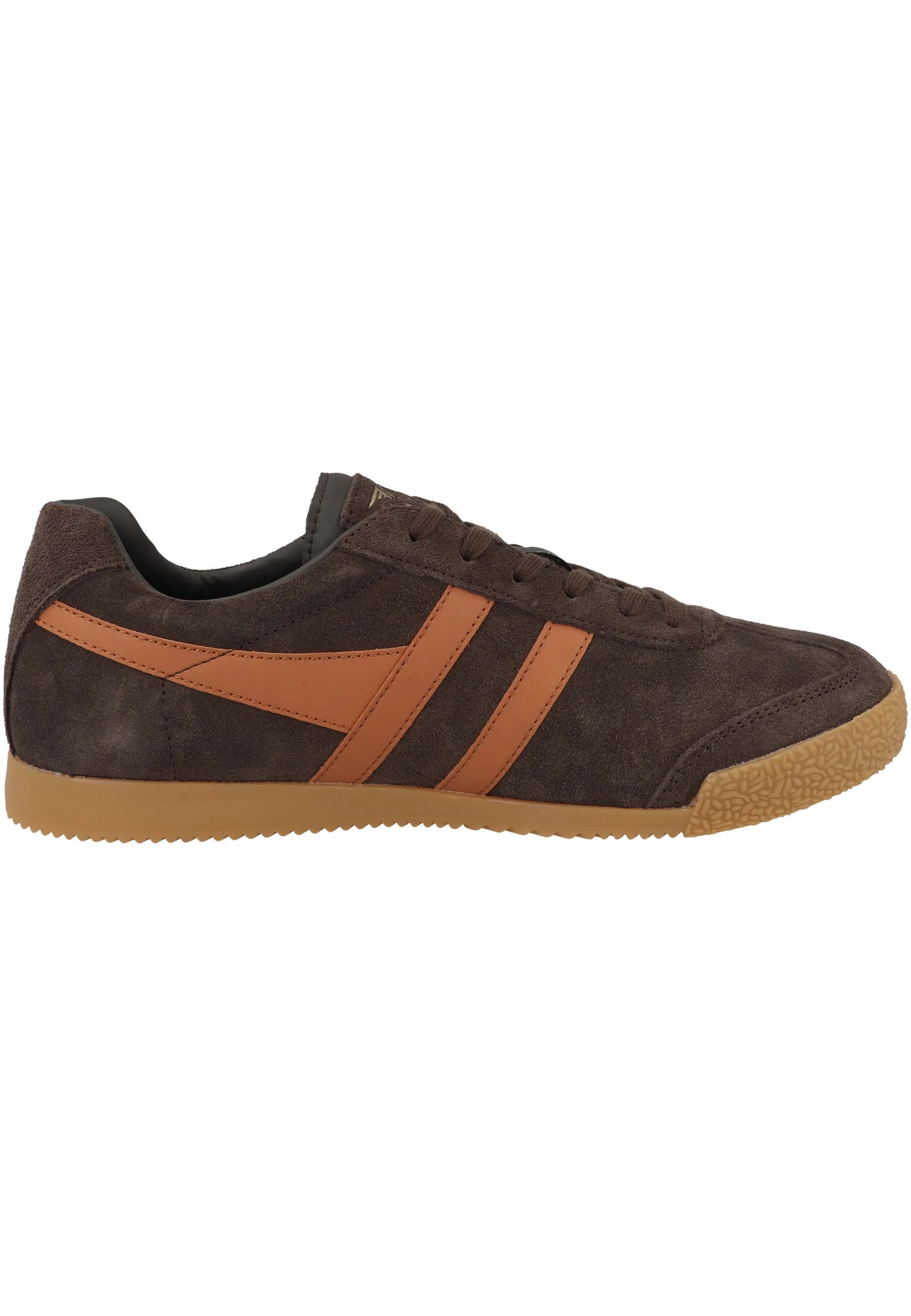 GOLA - Basket HARRIER - Daim - Dark brown/Moody orange