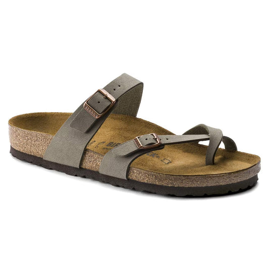 BIRKENSTOCK - Sandale MAYARI Nubuck - Stone