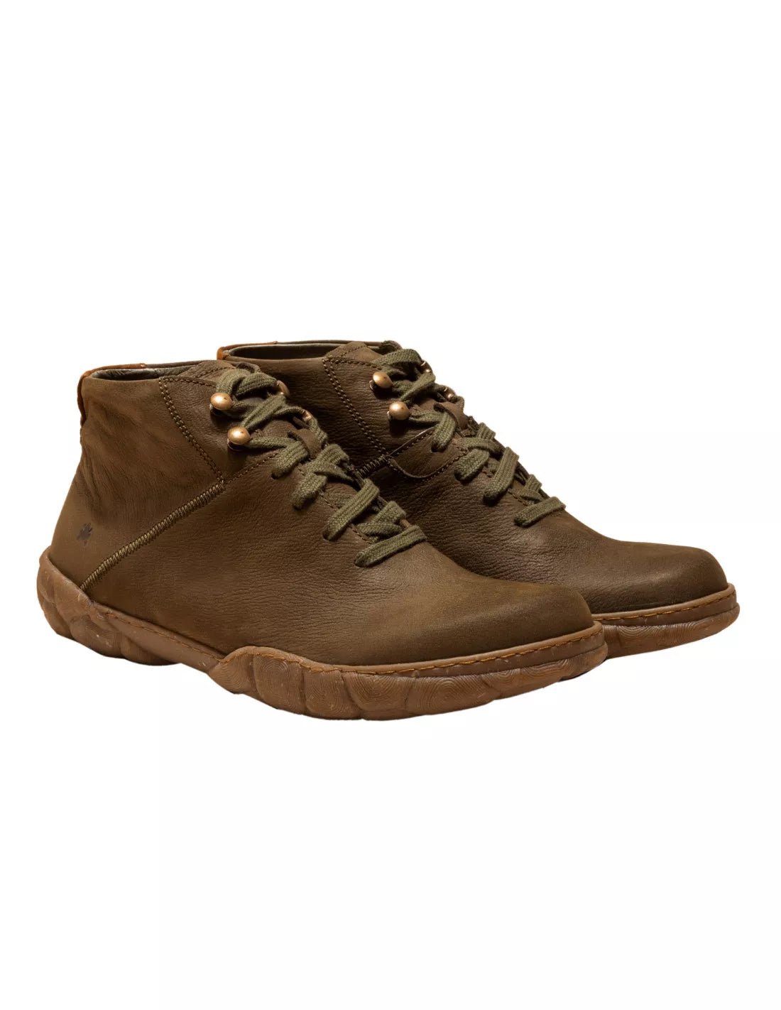 EL NATURALISTA - Baskets montantes N5083 TURTLE CROCHE - Cuir de veau - Forest
